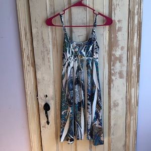 Ocean Blue stretch Sundress medium